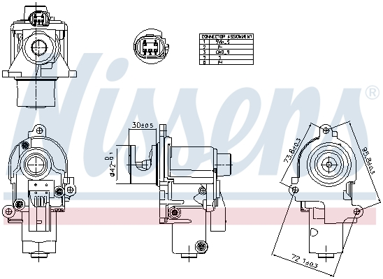 EGR Valve - 98553 NISSENS