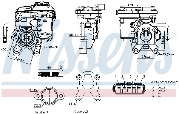 EGR Valve - 98555 NISSENS
