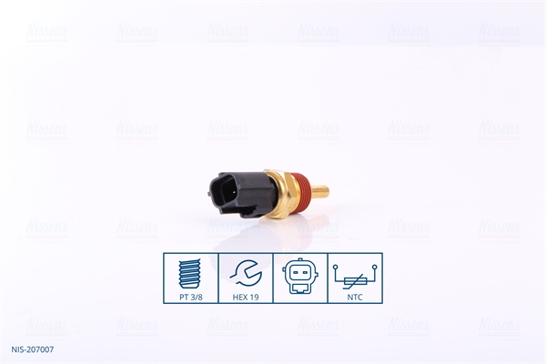 Sensor, coolant temperature - 207007 NISSENS