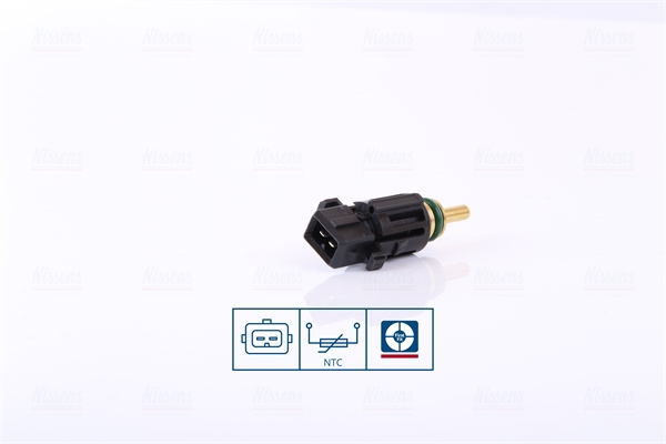 Sensore, Temperatura refrigerante - 207010 NISSENS