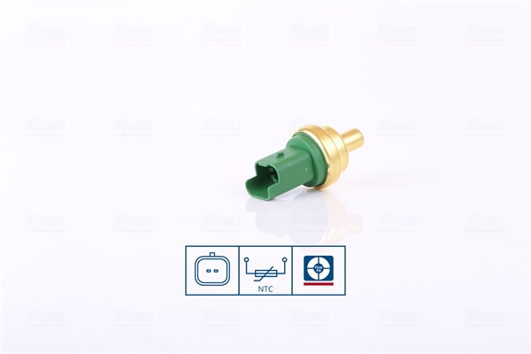 Sensore, Temperatura refrigerante - 207021 NISSENS