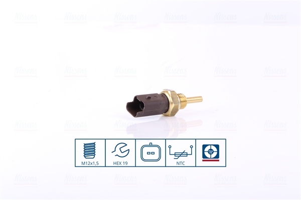 Sensor, coolant temperature - 207034 NISSENS