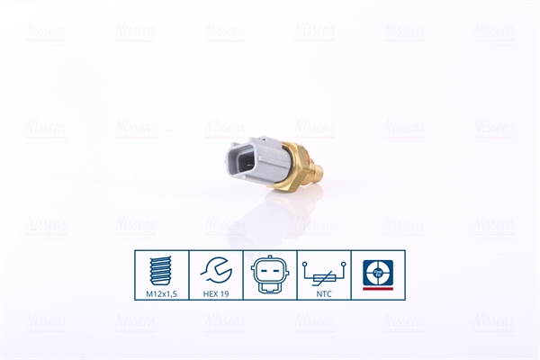 Sensor, coolant temperature - 207043 NISSENS