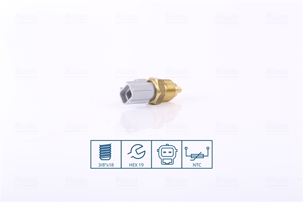 Sensor, coolant temperature - 207057 NISSENS