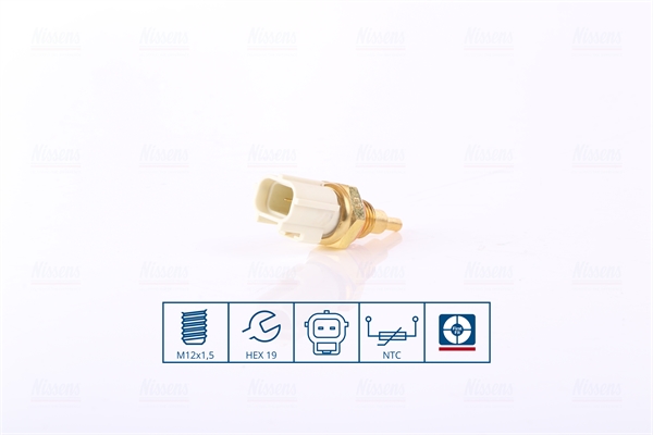 Sensore, Temperatura refrigerante - 207098 NISSENS
