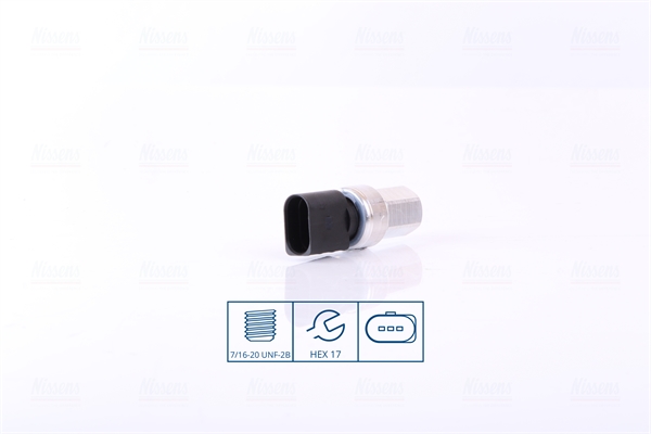 Pressure Switch, air conditioning - 301098 NISSENS