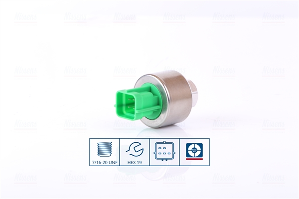 Pressure Switch, air conditioning - 301127 NISSENS
