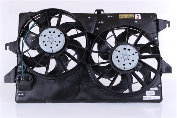 Fan, radiator - 85483 NISSENS