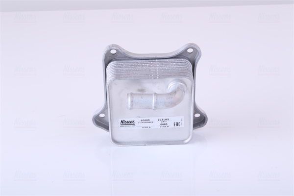 Oil Cooler, engine oil - 90680 NISSENS