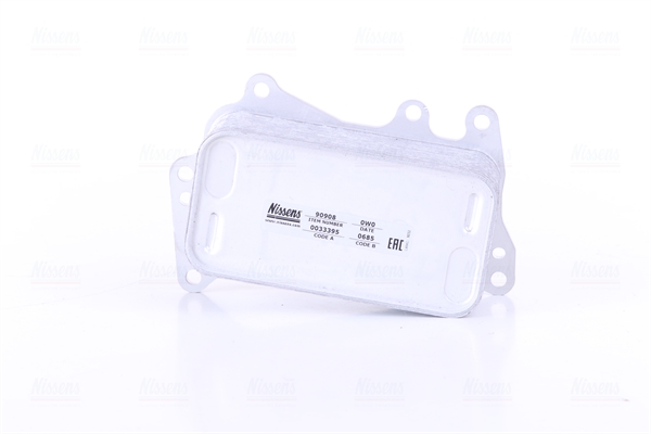 Oil Cooler, automatic transmission - 90908 NISSENS