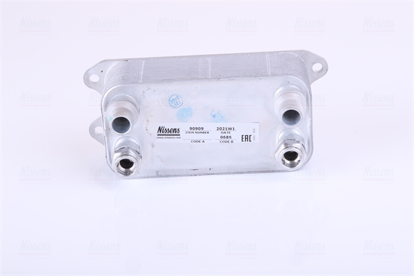 Oil Cooler, automatic transmission - 90909 NISSENS