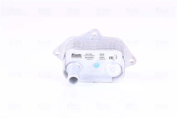 Oil Cooler, engine oil - 91103 NISSENS