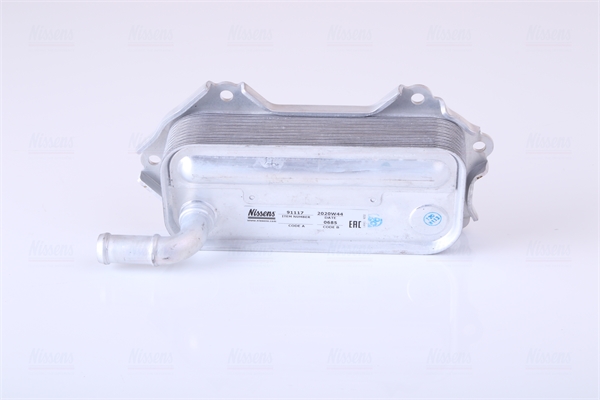 Oil Cooler, engine oil - 91117 NISSENS