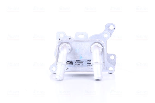 Oil Cooler, engine oil - 91193 NISSENS
