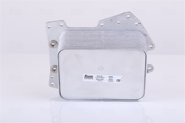 Oil Cooler, engine oil - 91279 NISSENS