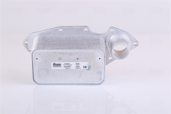 Oil Cooler, engine oil - 91303 NISSENS