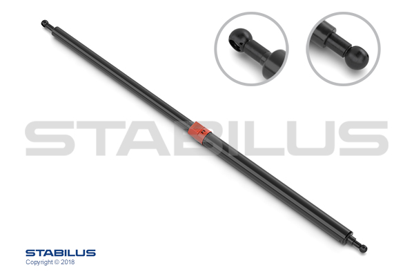 Ammortizzatore pneumatico, Cofano motore - 011592 STABILUS