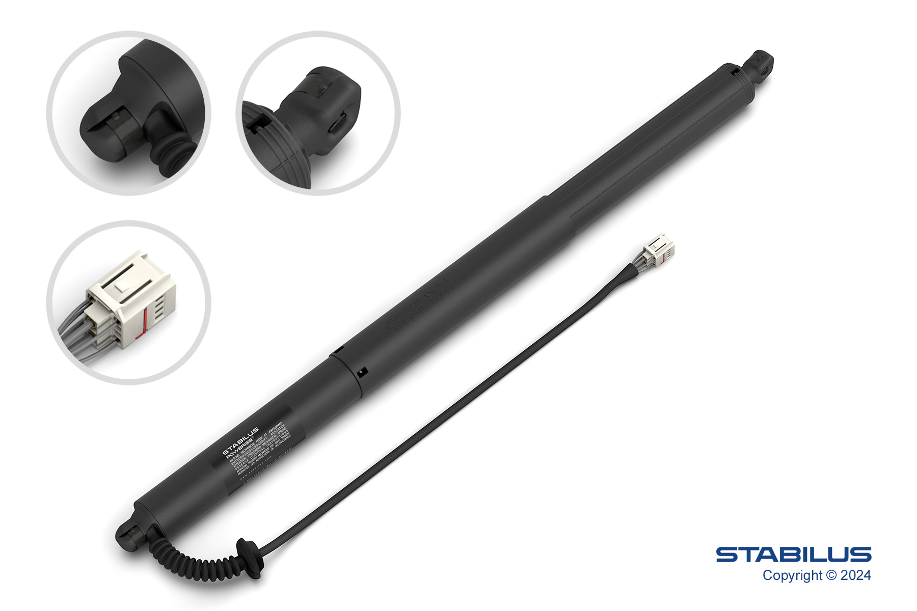 galinių durų elektros variklis - 407533 STABILUS