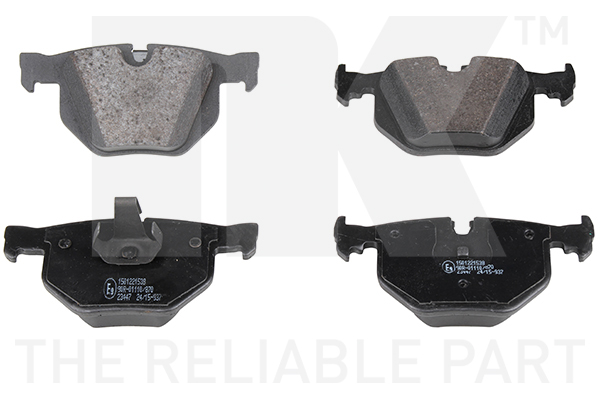 Brake Pad Set, disc brake - 221538 NK