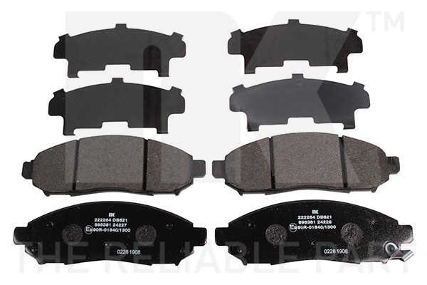 Brake Pad Set, disc brake - 222264 NK