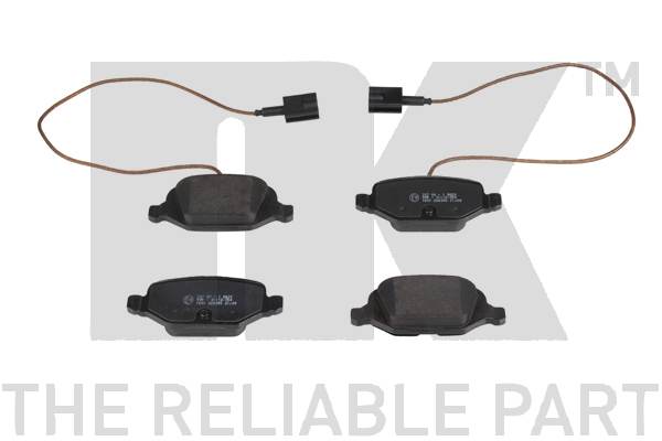 Brake Pad Set, disc brake - 222393 NK