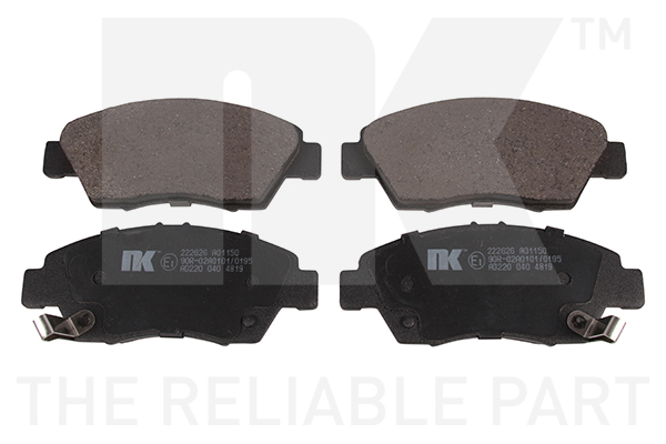 Brake Pad Set, disc brake - 222626 NK