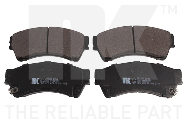 Kit pastiglie freno, Freno a disco - 223255 NK