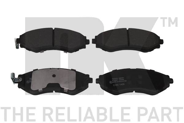 Brake Pad Set, disc brake - 225005 NK
