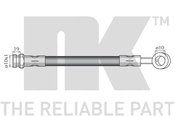 Flessibile del freno - 853467 NK