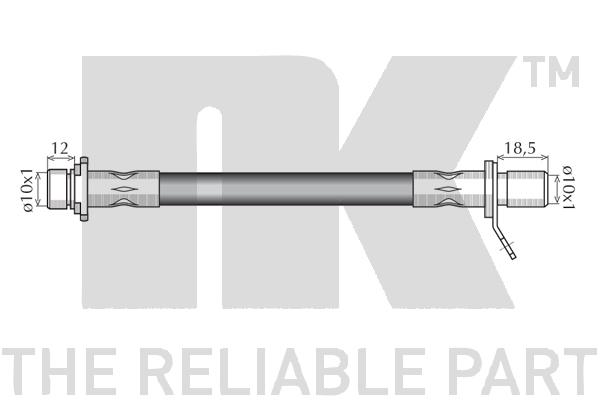 Brake Hose - 854558 NK