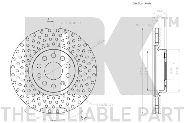 Brake Disc - 3147146 NK