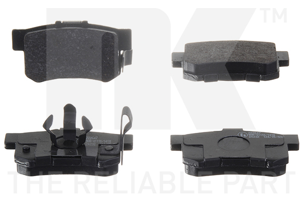 Brake Pad Set, disc brake - 222647 NK
