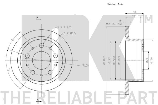 Brake Disc - 311946 NK