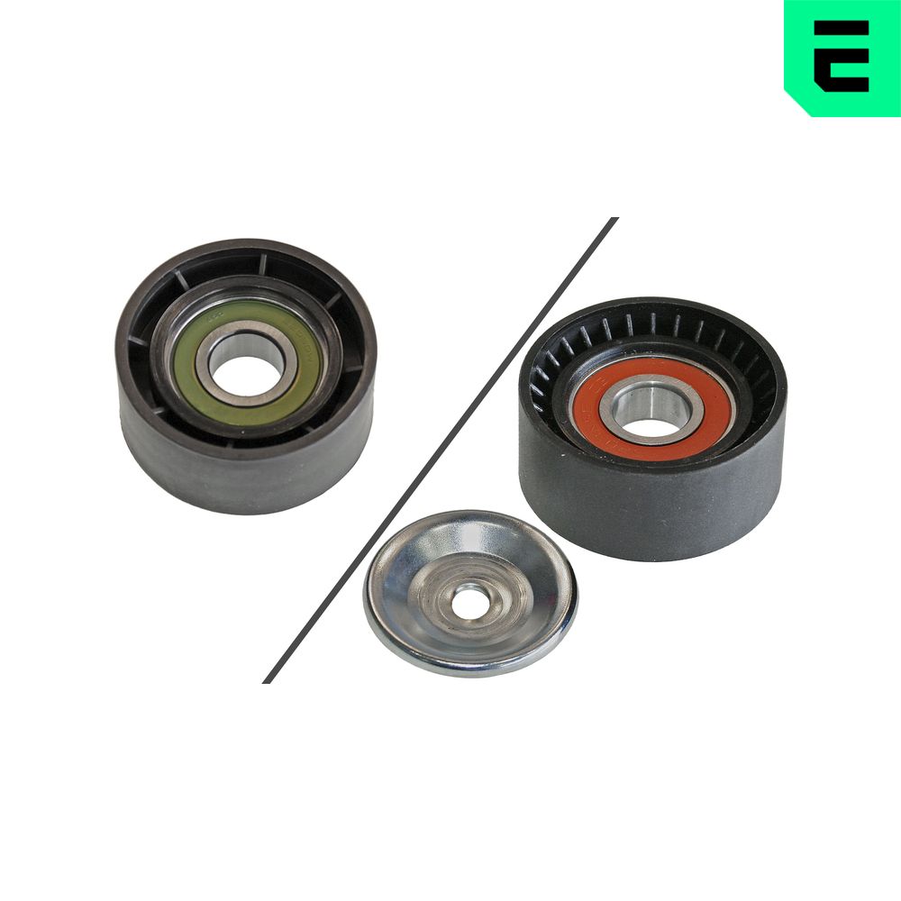 Tensioner Pulley, V-ribbed belt - 0-N1663S OPTIMAL