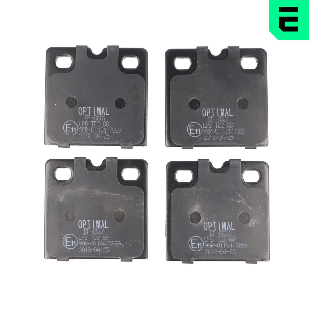 Kit pastiglie freno, Freno di stazionamento a disco - BF-0001 OPTIMAL