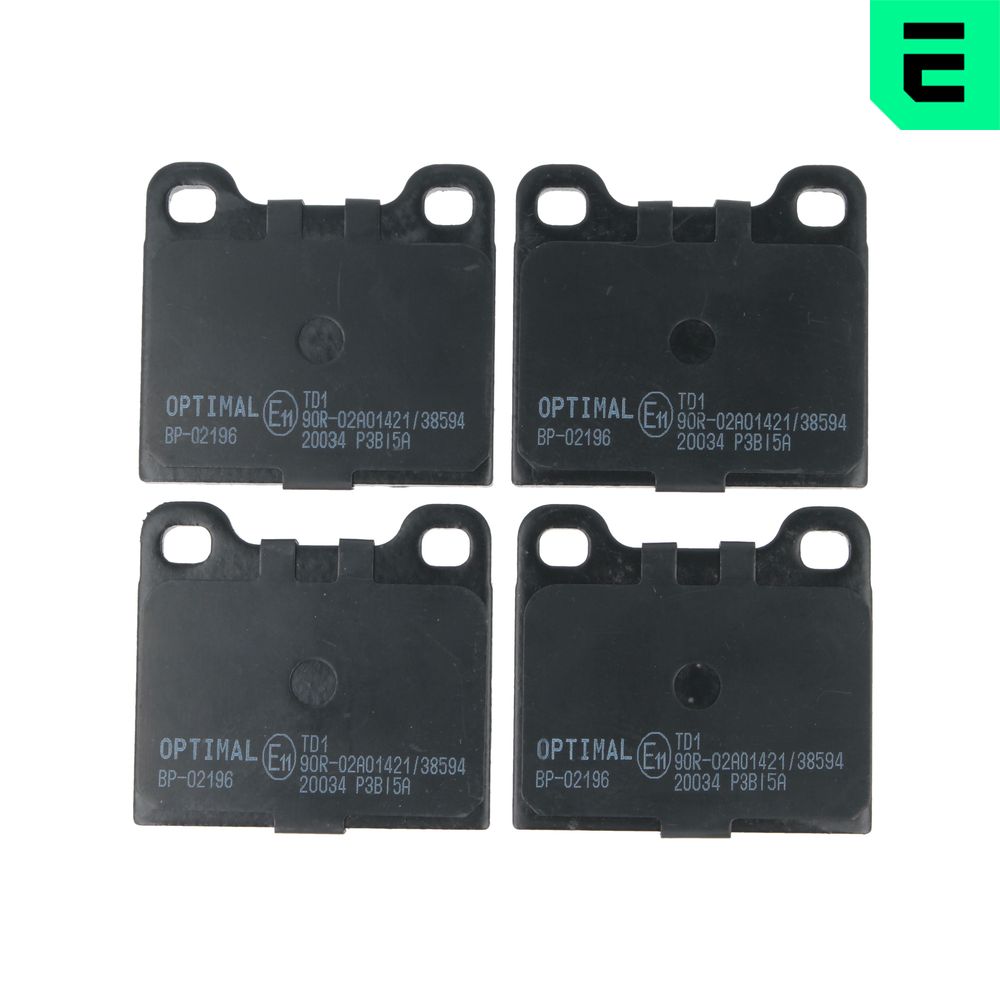 Bremsbelagsatz, Scheibenbremse - BP-02196 OPTIMAL