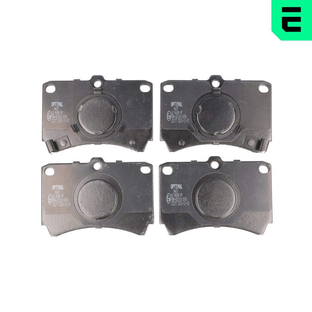 Kit pastiglie freno, Freno a disco - BP-09437 OPTIMAL