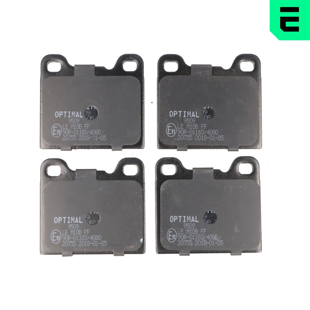 Brake Pad Set, disc brake - BP-09509 OPTIMAL