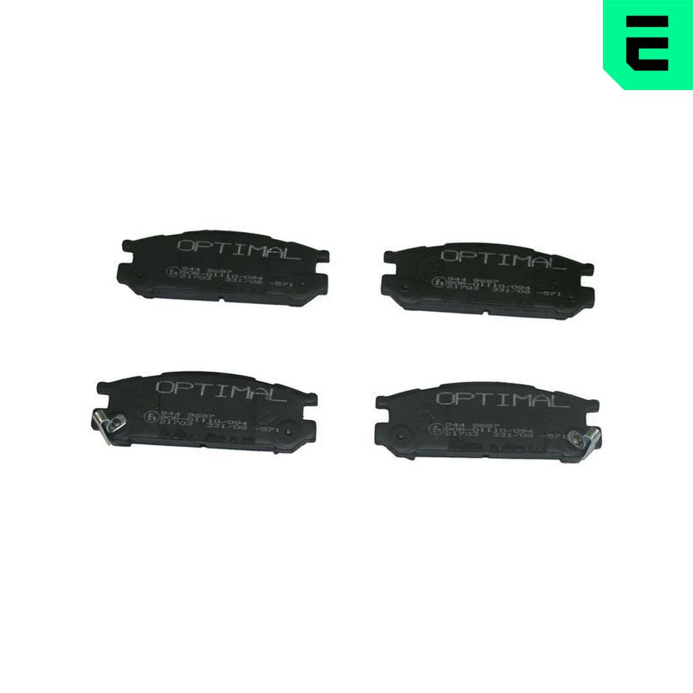 Brake Pad Set, disc brake - BP-09687 OPTIMAL
