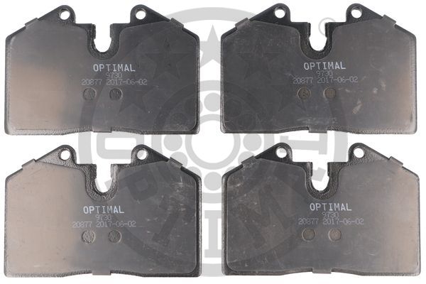 Комплект тормозных колодок, дисковый тормоз - BP-09730 OPTIMAL