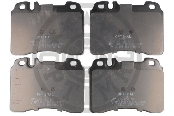 Brake Pad Set, disc brake - BP-09753 OPTIMAL