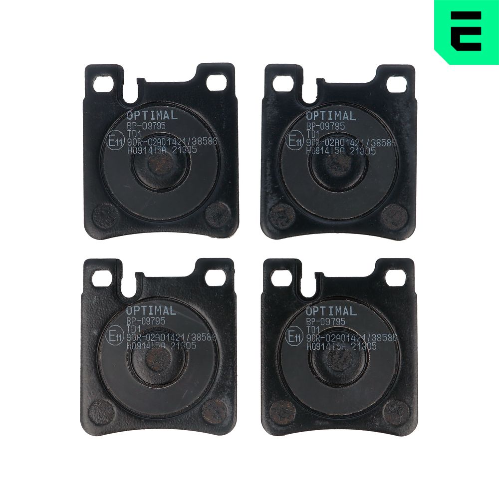 Brake Pad Set, disc brake - BP-09795 OPTIMAL