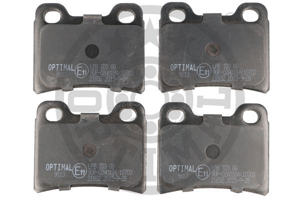 Brake Pad Set, disc brake - BP-09813 OPTIMAL