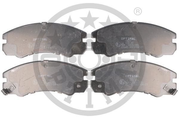 Brake Pad Set, disc brake - BP-09827 OPTIMAL