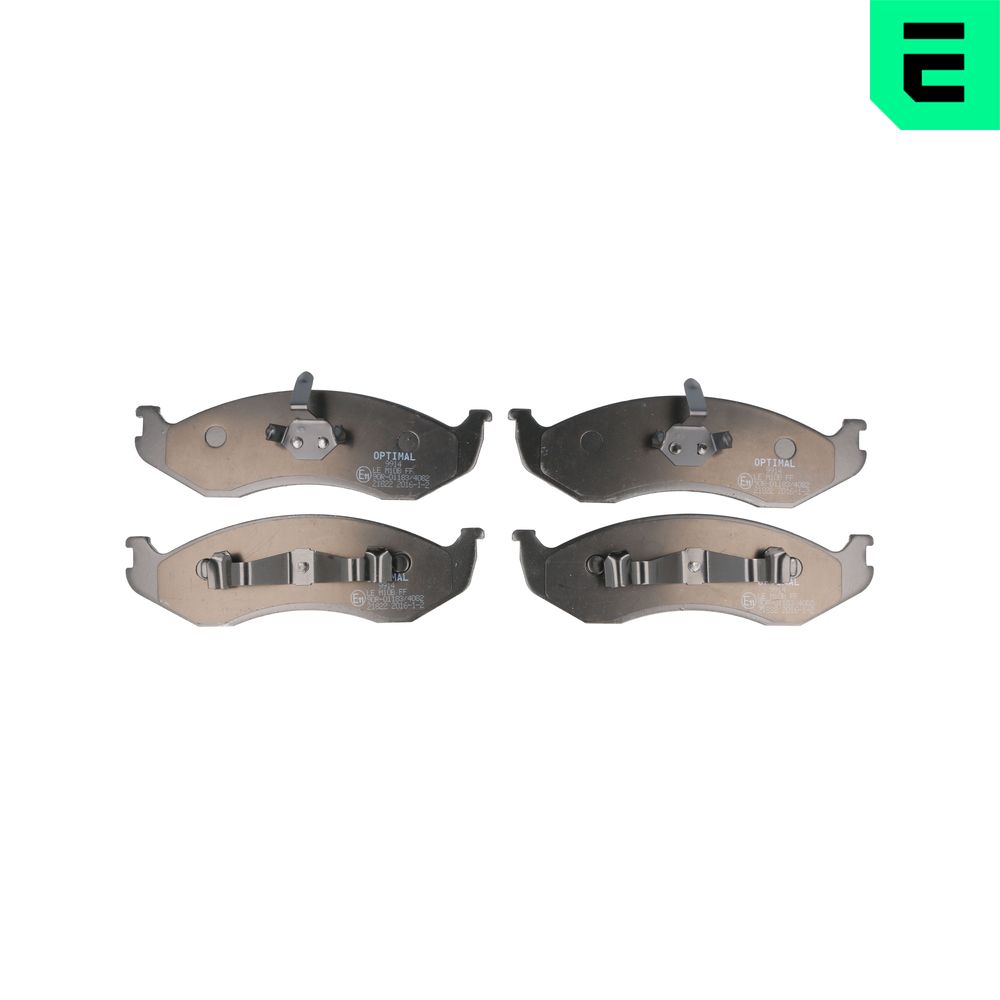 Brake Pad Set, disc brake - BP-09914 OPTIMAL