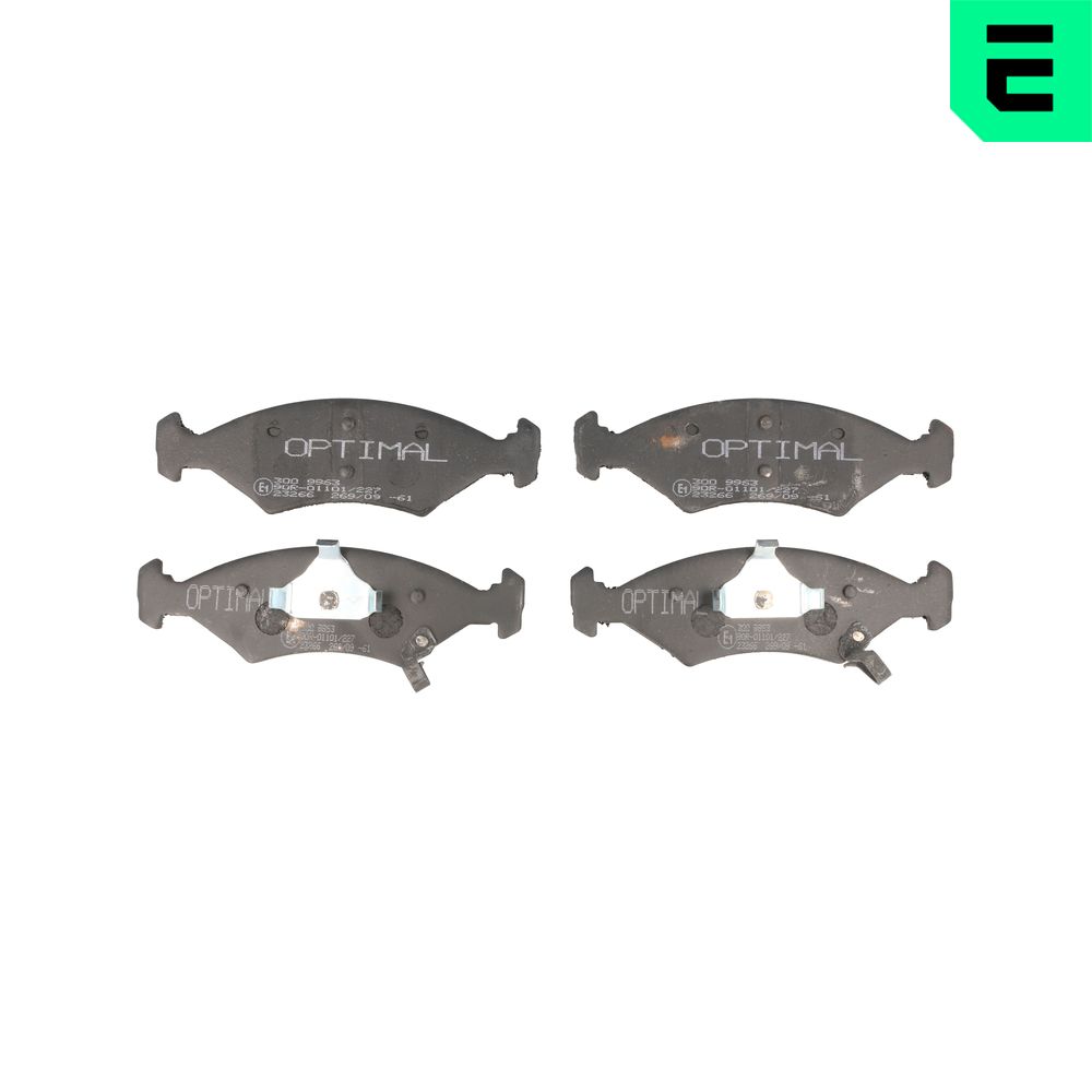 Brake Pad Set, disc brake - BP-09963 OPTIMAL