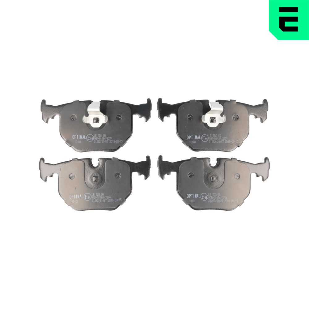 Brake Pad Set, disc brake - BP-10101 OPTIMAL