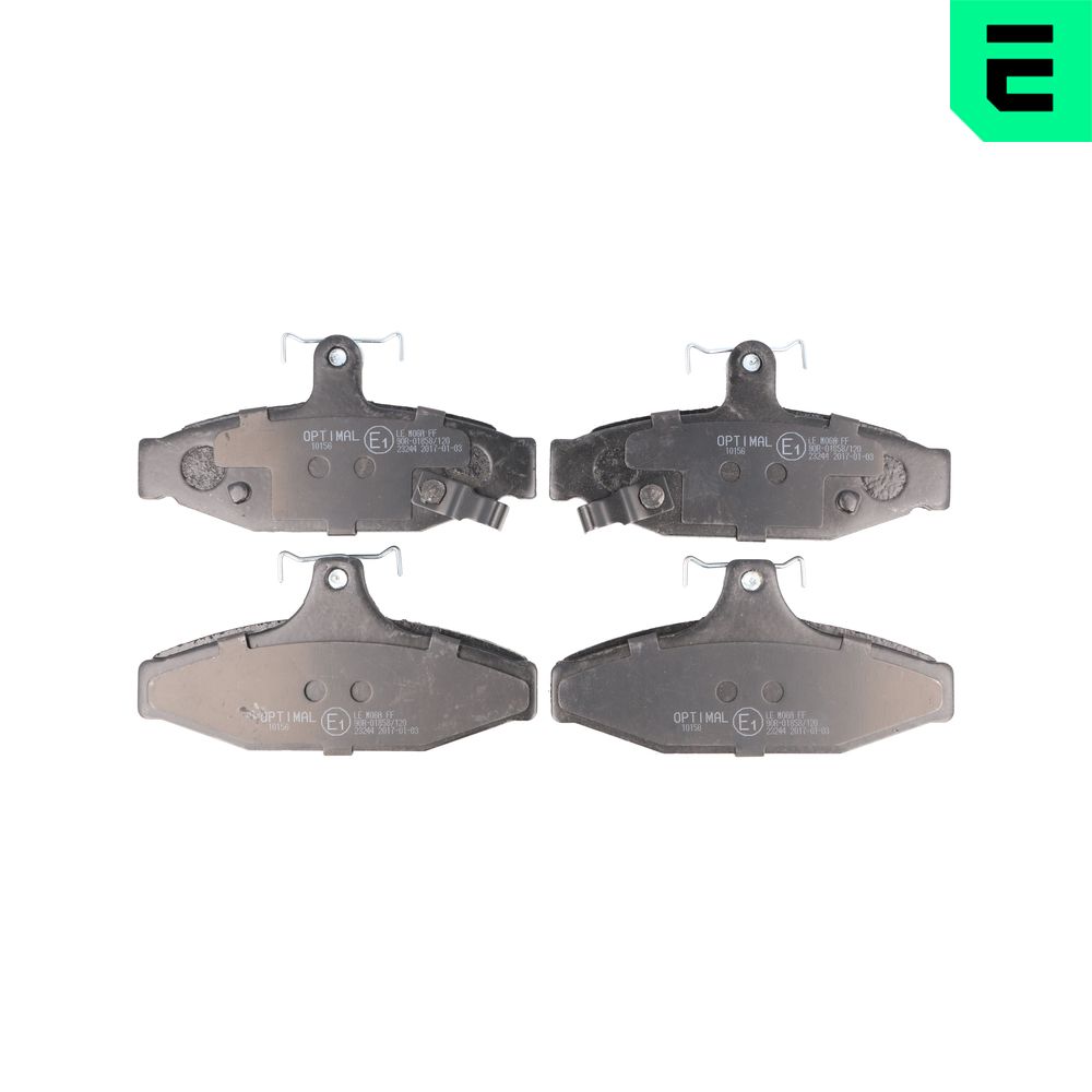 Kit pastiglie freno, Freno a disco - BP-10156 OPTIMAL