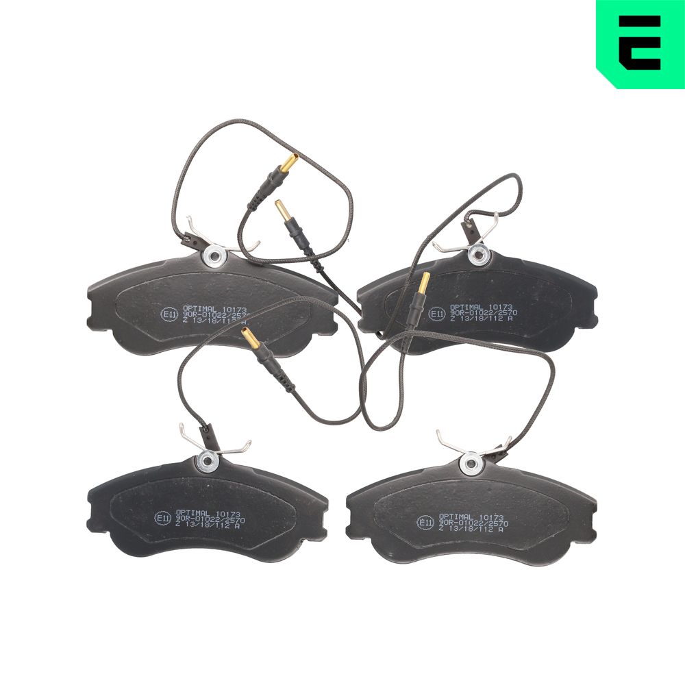 Kit pastiglie freno, Freno a disco - BP-10173 OPTIMAL