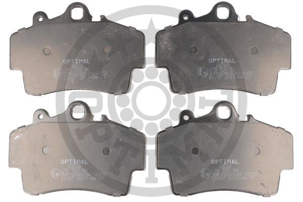 Brake Pad Set, disc brake - BP-10212 OPTIMAL